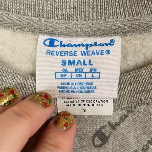 Vintage Champion Reverse Weave Logo Sweatshirt - Picture 4 of 4